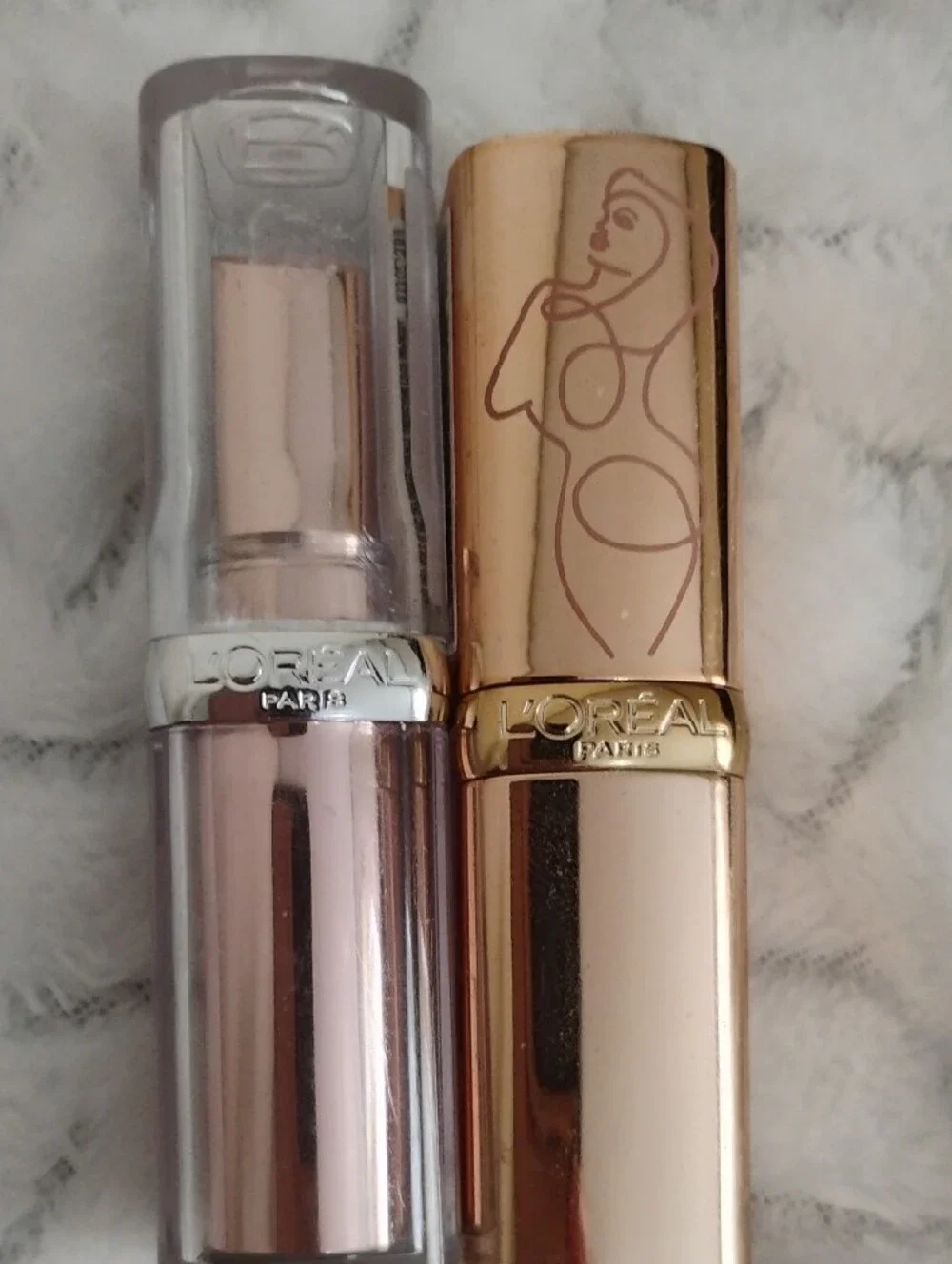 L'Oréal Paris Metallic Lipstick Duo — Rose Gold & Gold